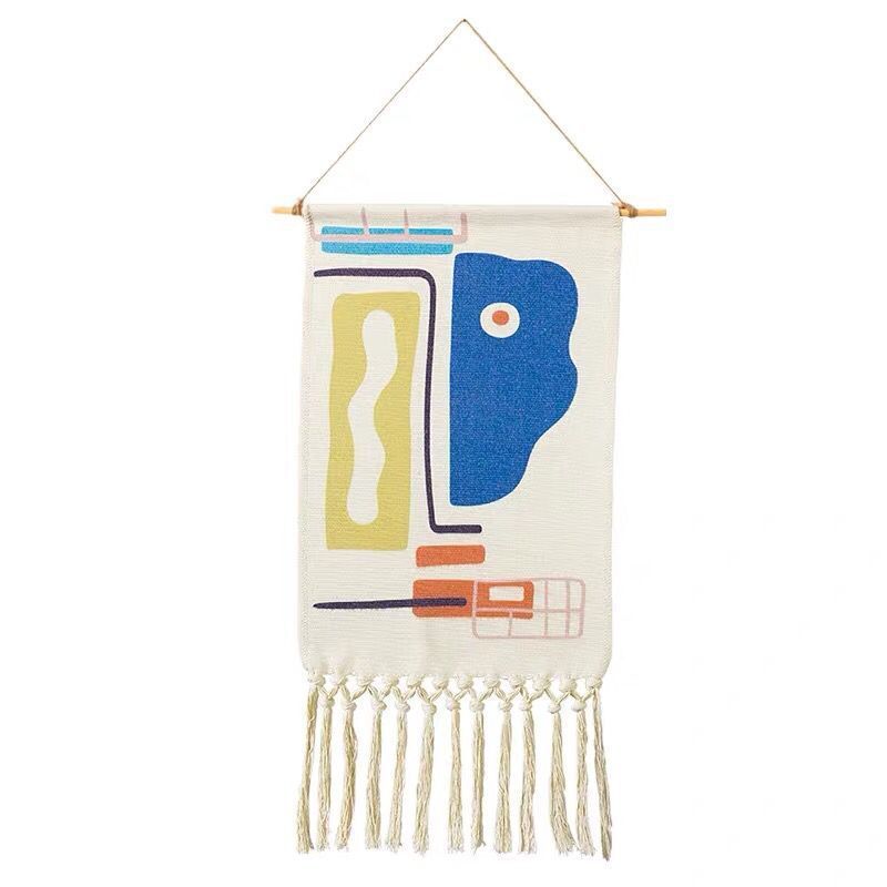 Hand-woven homestay tassel tapestry decoration